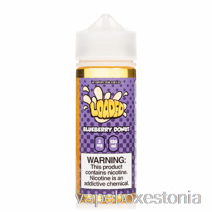 Vape Box Estonia Mustikas Sõõrik - Laetud E-vedelik - Halastamatud Aurud - 120ml 0mg
